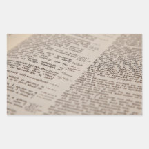Bible Text Rectangle Stickers