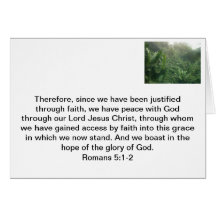 Bible verse on faith in Jesus Greeting Cards