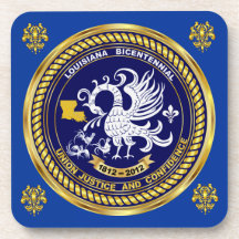 Bicentennial Louisiana Mardi Gras Party See Notes Beverage Coaster