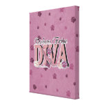Bichon Frise DIVA Gallery Wrap Canvas