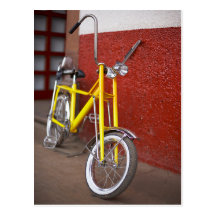 Bicycle Cycle Bicycling Cycling Banana Cruiser 2 Postcards