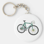 Bicycle drawing keychain