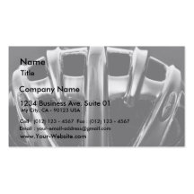 Bicycle Helmen On Black Background Business Card Templates