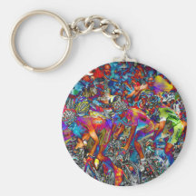 Bicycle Race Key Chain