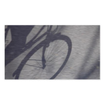 Bicycle shadow business card