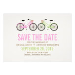 Bicycles His and Hers Wedding Save the Date Personalised Invitations
