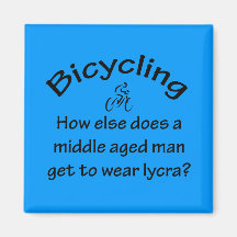 Bicycling Fridge Magnets