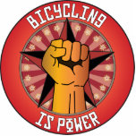 Bicycling Is Power Photo Cut Outs