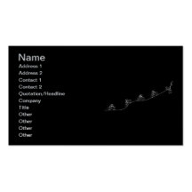 Bicyclist going over the hill business card templates
