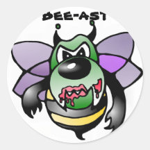 Biene Bienen bee bees sticker aufkleber beast
