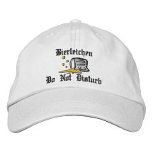 Bierleichen "Drunk" Do Not Disturb Embroidered Cap Embroidered Hats