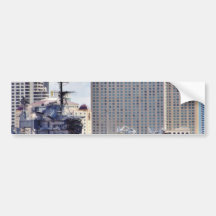 Big Aircraft Carrier Ship Bumper Stickers