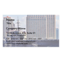 Big Aircraft Carrier Ship Business Cards