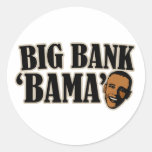 Big Bank Bama AntiObama Funny Political Sticker