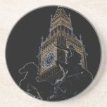 Big Ben and Boudica Statue Beverage Coasters