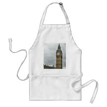 Big Ben And The Houses Of Parliament In London Aprons