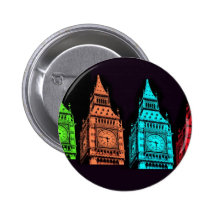 Big Ben Collage Button