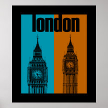 Big Ben in London, Ver. 2 Print