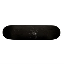 Big Black Creepy 3D Spider Skate Decks