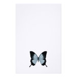 Big Blue & Black Butterfly Customised Stationery