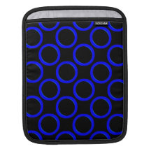 Big Blue Rings iPad Sleeve