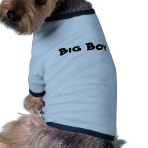 Big Boy dog outfit Pet Tshirt