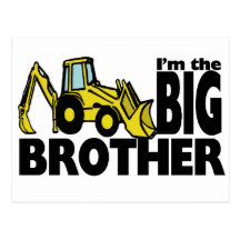 Big Brother Backhoe Post Cards