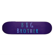 Big Brother in blue Skateboard Deck