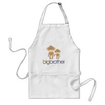 Big Brother Monkey T-shirt Apron
