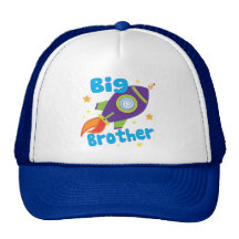 Big Brother Rocket Ship Sibling Sets Mesh Hat