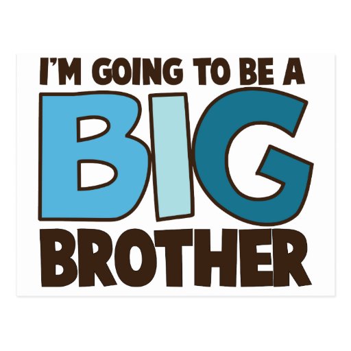 big brother t-shirt post card