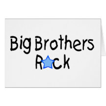 Big Brothers Rock Card