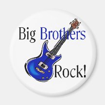 Big Brothers ROCK! Fridge Magnet