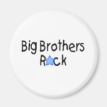 Big Brothers Rock Refrigerator Magnet
