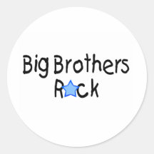 Big Brothers Rock Sticker