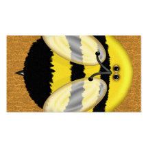Big Bumble Bee Social Networking Profile Business Card Template