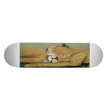 big cat nap custom skateboard