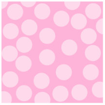 Big Dots Pattern. Pale Pink and Candy Pink. Photo Sculptures