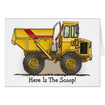 Big Dump Truck Note Card