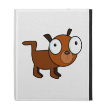 Big-Eyed Cartoon Dog iPad Folio Cases