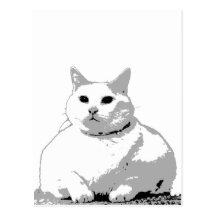 Big Fat Cat Postcard