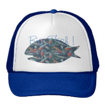 BIG FISH ! by SHARON SHARPE Trucker Hats