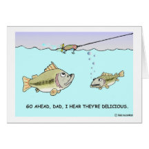 BIG FISH - LITTLE FISH  card