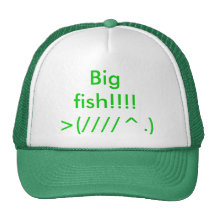 Big fish!!!! >(////^.) mesh hats