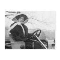 Big Fur Coat, early 1900s Post Card