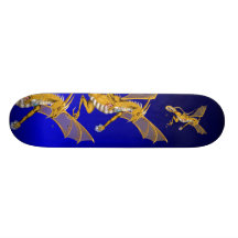 Big Gold Dragon Skateboard