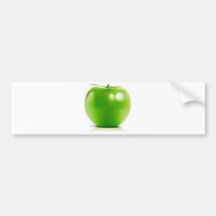 big-green-apple bumper sticker