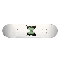 Big Green & Black Butterfly Skate Board Decks