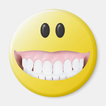 Big Gums Smiley Face Magnets