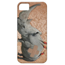 Big Headed Rhino iPhone 5 Cases
